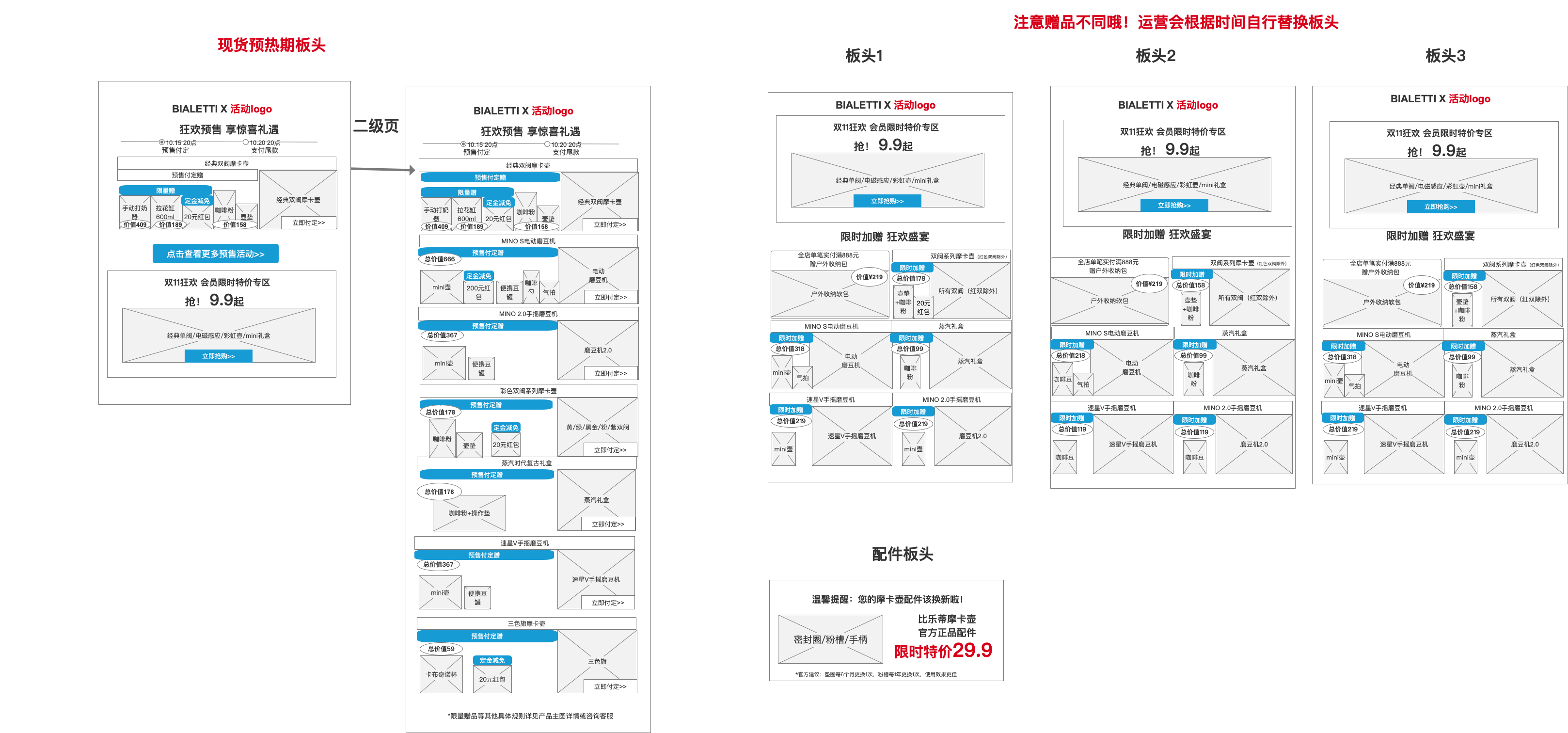 双11现货板头